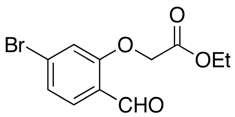 2-(5-Bromo-2-formylphenoxy)acetic Acid Ethyl Ester - Chemical structure and product image