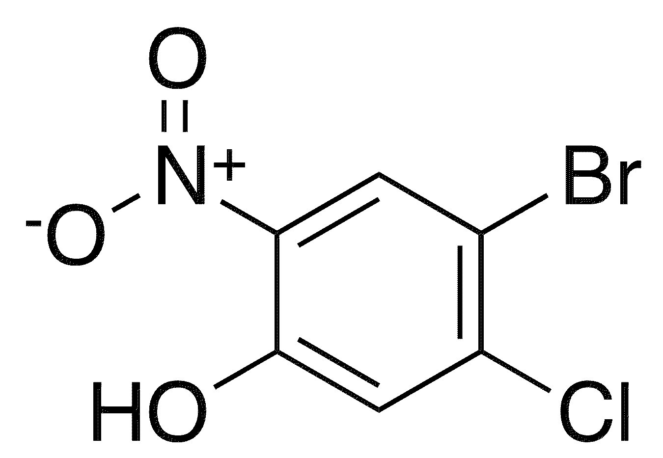 4-Bromo-5-chloro-2-nitrophenol - Chemical structure and product image