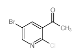 1-(5-Bromo-2-chloropyridin-3-yl)ethanone - Chemical structure and product image