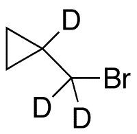 (Bromomethyl-d2)cyclopropane-1-d1 - Chemical structure and product image