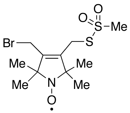 3-Bromomethyl-4-methanethiosulfonatomethyl-2,5-dihydro-2,2,5,5-tetramethyl-1H-pyrrol-1-yloxy Radical - Chemical structure and product image