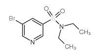 5-Bromo-N,N-diethylpyridine-3-sulfonamide - Chemical structure and product image