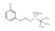 (3-Bromophenethoxy)(tert-butyl)dimethylsilane - Chemical structure and product image