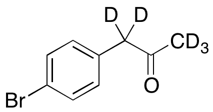 4-Bromophenylacetone-d5 - Chemical structure and product image