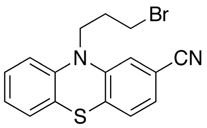 10-Bromopropyl-2-cyano Phenothiazine - Chemical structure and product image