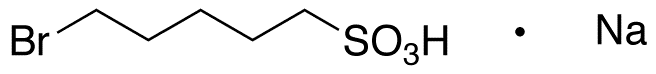 5-Bromo-1-pentanesulfonic Acid Sodium Salt - Chemical structure and product image