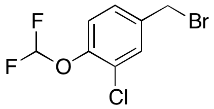 4-(Bromomethyl)-2-chloro-1-(difluoromethoxy)benzene - Chemical structure and product image