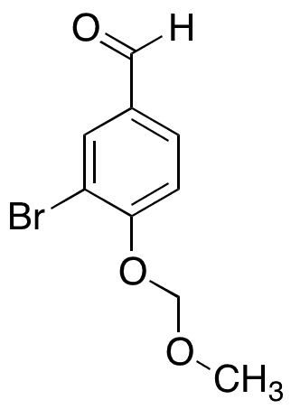 3-Bromo-4-(methoxymethoxy)benzaldehyde - Chemical structure and product image