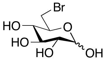 6-Bromo-6-deoxy-D-glucopyranose (α/β mixture) - Chemical structure and product image