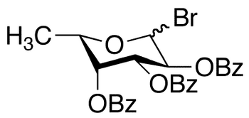 Bromo 2,3,4-Tri-O-benzoyl-L-fucopyranose - Chemical structure and product image