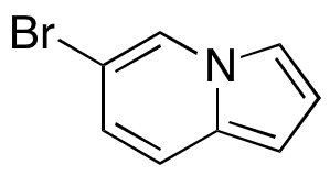 6-Bromo-indolizine - Chemical structure and product image