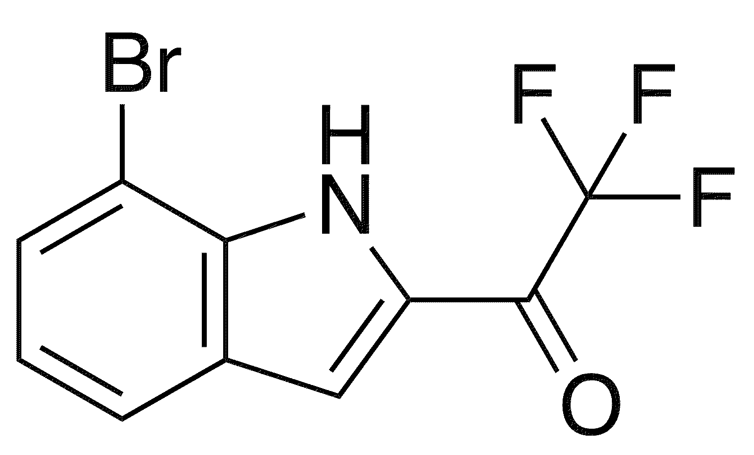 1-(7-Bromo-1H-indol-2-yl)-2,2,2-trifluoroethanone - Chemical structure and product image