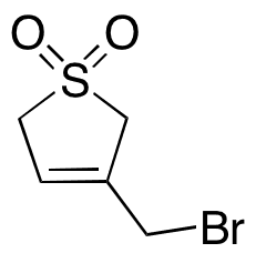 3-Bromomethyl-2,5-dihydrothiophene-1,1-dioxide - Chemical structure and product image