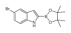 5-Bromoindole-2-boronic acid, pinacol ester - Chemical structure and product image
