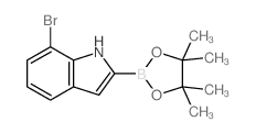 7-Bromoindole-2-boronic Acid Pinacol Ester - Chemical structure and product image