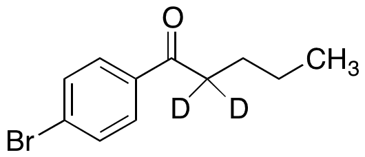 4-Bromovalerophenone-d2 - Chemical structure and product image