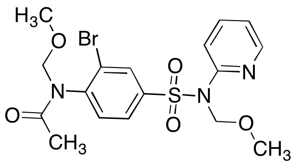 N-(2-Bromo-4-(N-(methoxymethyl)-N-(pyridin-2-yl)sulfamoyl)phenyl)-N-(methoxymethyl)acetamide - Chemical structure and product image