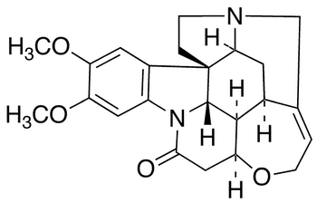 Brucine, Anhydrous - Chemical structure and product image