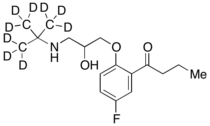 Butofilolol-d9 - Chemical structure and product image