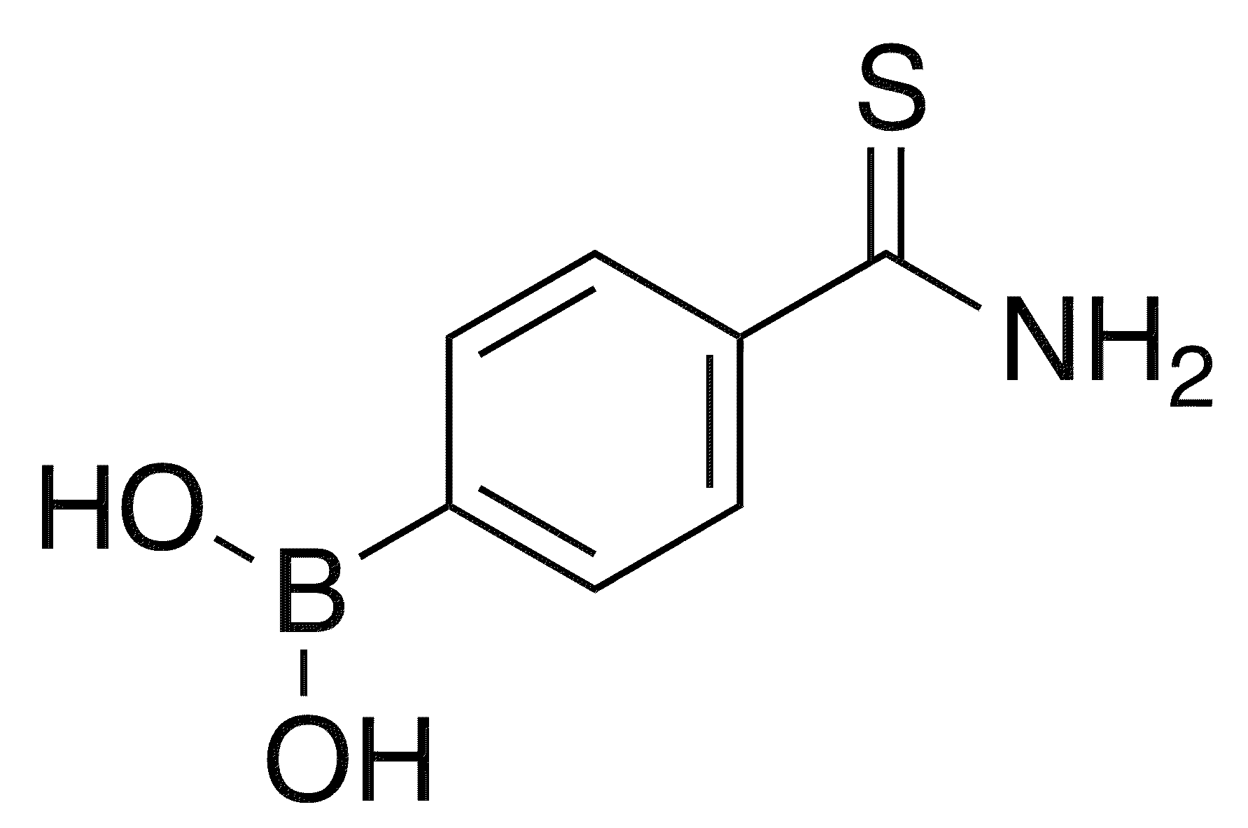 4-Boronophenylthiocarboxamide - Chemical structure and product image