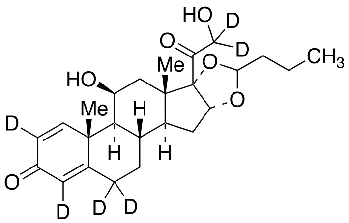 Budesonide-d6 - Chemical structure and product image