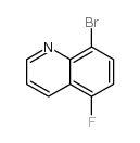 8-Bromo-5-fluoroquinoline - Chemical structure and product image