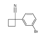 1-(3-Bromophenyl)cyclobutane-1-carbonitrile - Chemical structure and product image