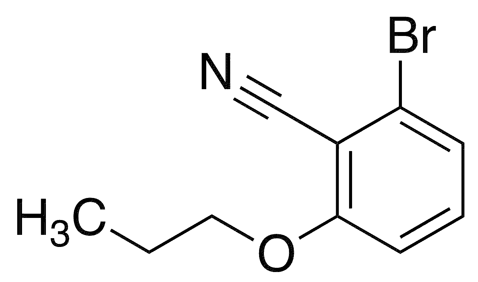 2-Bromo-6-propoxybenzonitrile - Chemical structure and product image