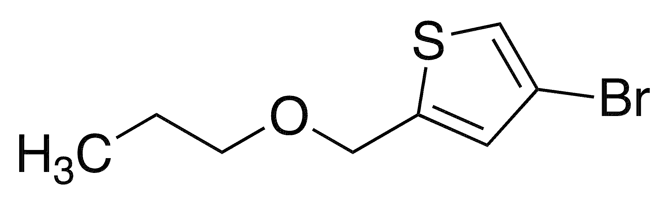 4-Bromo-2-(propoxymethyl)thiophene - Chemical structure and product image
