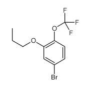 4-Bromo-2-propoxy-1-(trifluoromethoxy)benzene - Chemical structure and product image