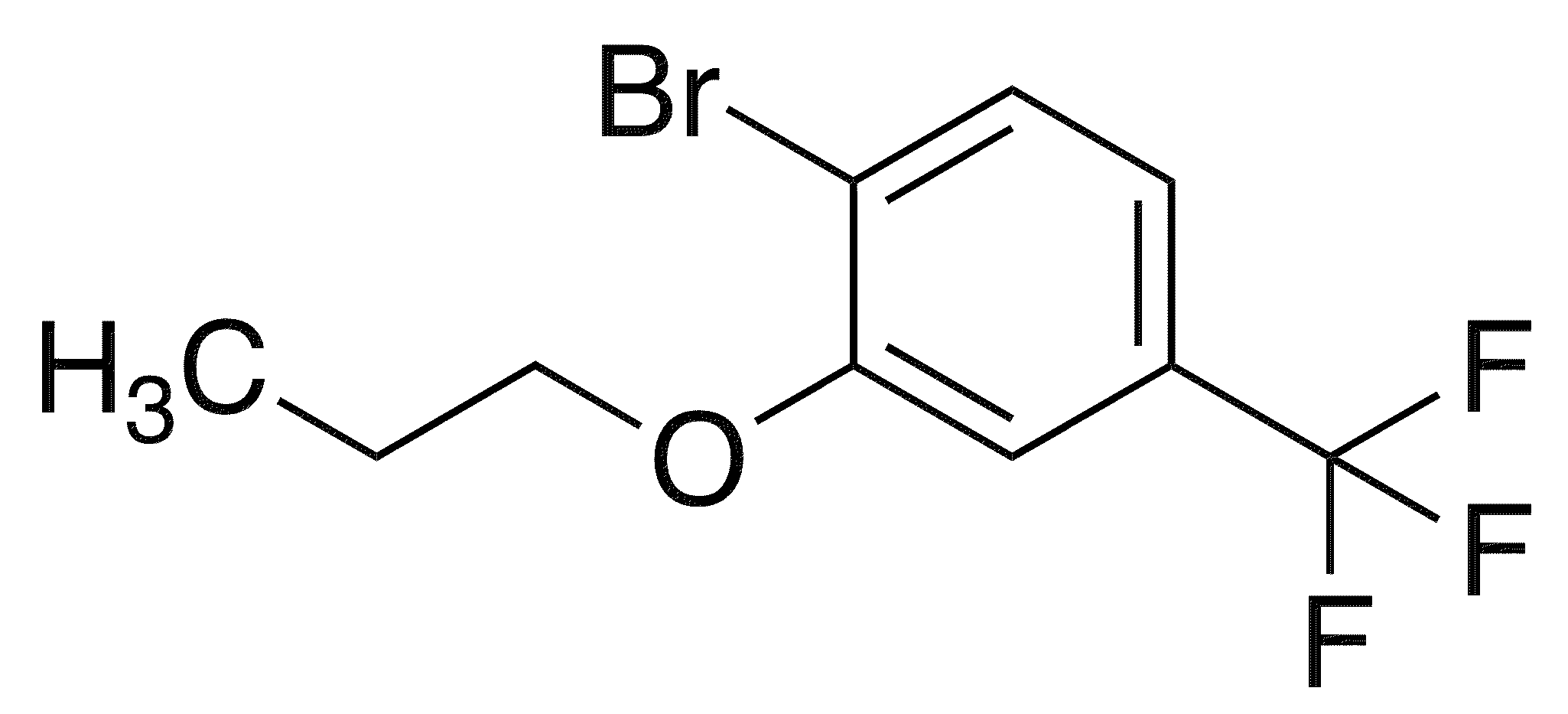 1-Bromo-2-propoxy-4-(trifluoromethyl)benzene - Chemical structure and product image