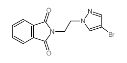 N-(2-(4-Bromopyrazol-1-yl)ethyl)phthalimide - Chemical structure and product image
