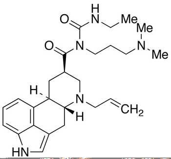Cabergoline - Chemical structure and product image