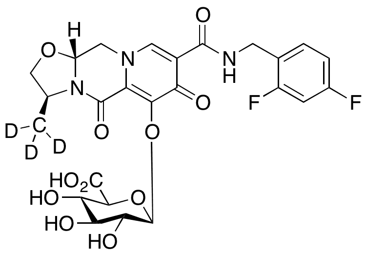 Cabotegravir O-beta-D-Glucuronide-d3 - Chemical structure and product image