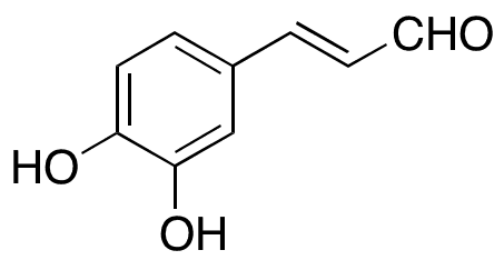 trans-Caffeic Aldehyde - Chemical structure and product image
