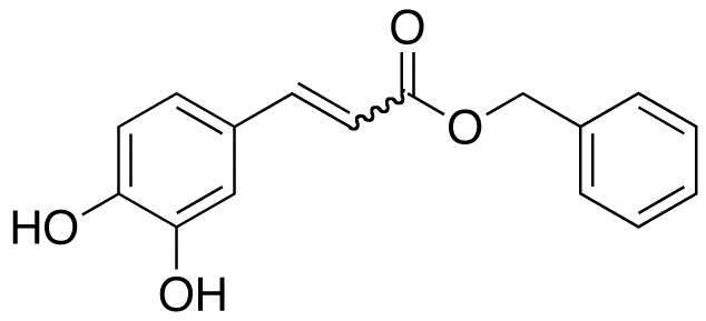 Caffeic Acid Benzyl Ester - Chemical structure and product image