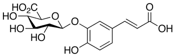 Caffeic Acid 3-beta-D-Glucuronide - Chemical structure and product image