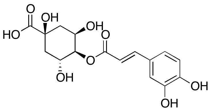 4-O-Caffeoylquinic Acid - Chemical structure and product image