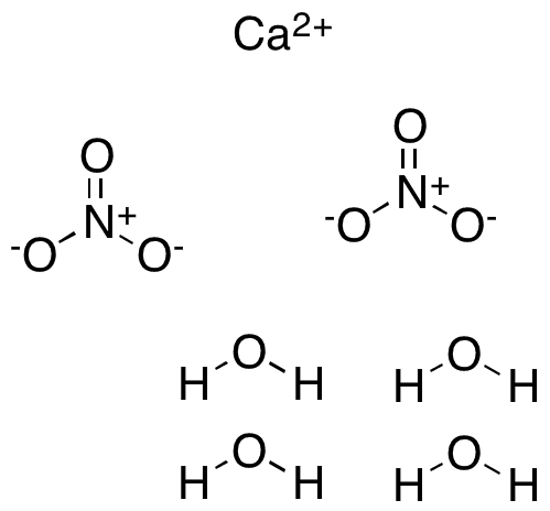 Calcium Nitrate Tetrahydrate - Chemical structure and product image