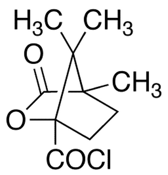 (-)-(1S,4R)-Camphanoyl Chloride - Chemical structure and product image