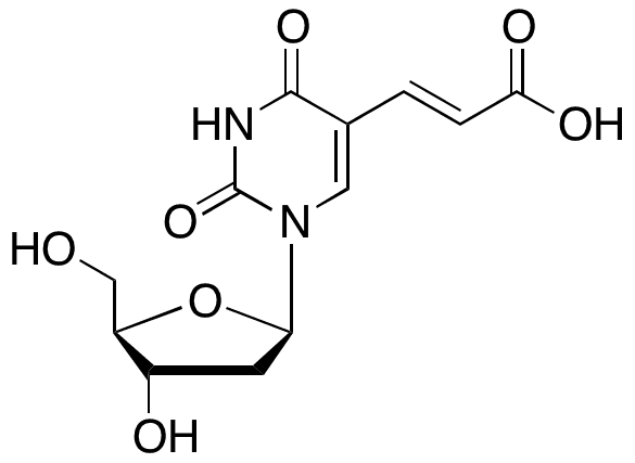 (E)-5-(2-Carboxyvinyl)-2’-deoxyuridine - Chemical structure and product image