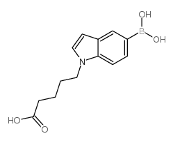 1-(4-Carboxybutyl)indole-5-boronic Acid - Chemical structure and product image