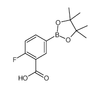 3-Carboxy-4-fluorophenylboronic acid, pinacol ester - Chemical structure and product image