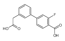 3-(4-Carboxy-3-fluorophenyl)phenylacetic acid - Chemical structure and product image