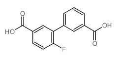 3-(5-Carboxy-2-fluorophenyl)benzoic acid - Chemical structure and product image