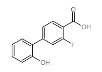 2-(4-Carboxy-3-fluorophenyl)phenol - Chemical structure and product image
