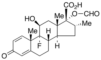 17β-Carboxy-17α-formyloxy Dexamethasone - Chemical structure and product image