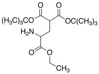 γ-Carboxyglutamic Acid γ,γ-Di-t-butyl 3-Ethyl Ester - Chemical structure and product image