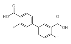 5-(4-Carboxy-3-fluorophenyl)-2-fluorobenzoic acid - Chemical structure and product image