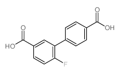 4-(5-Carboxy-2-fluorophenyl)benzoic acid - Chemical structure and product image